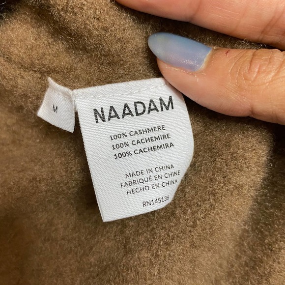 NAADAM Cashmere Crop Sweater Brown - Picture 8 of 10